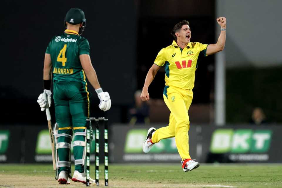 Sean Abbott struck early to send Aiden Markram back, Australia vs South Africa, 3rd ODI, Mackay, August 24, 2025