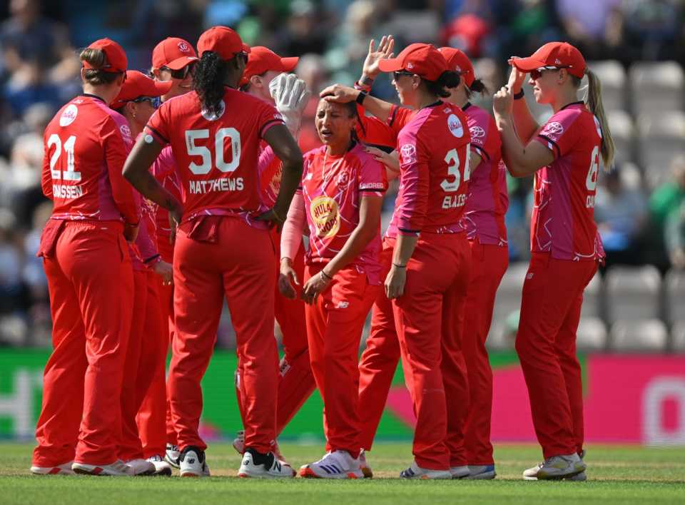 Shabnim Ismail had Laura Wolvaardt caught behind, Southern Brave vs Welsh Fire, Women's Hundred, Southampton, August 28, 2025