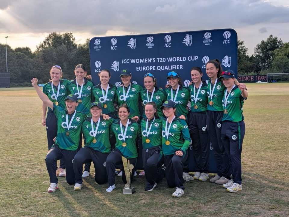 Ireland won the women's T20 World Cup Europe Division 1 qualifier, Rotterdam, August 27, 2025