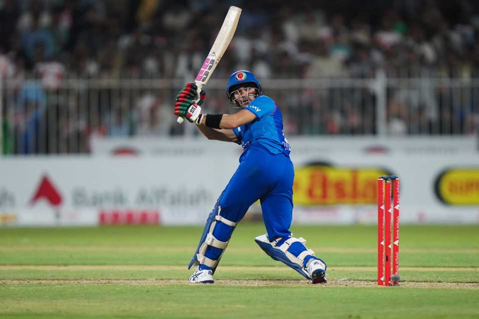Rahmanullah Gurbaz powered Afghanistan in the powerplay, Afghanistan vs Pakistan, UAE T20I tri-series, Sharjah, August 29, 2025
