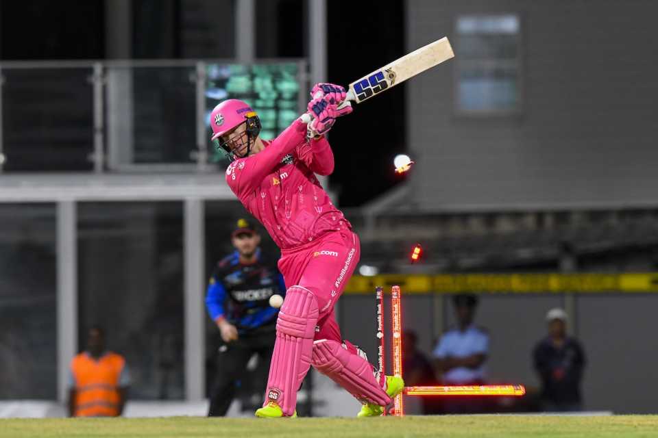 Rassie van der Dussen lasted just one ball, Barbados Royals vs Antigua and Barbuda Falcons, CPL 2025, Bridgetown, September 5, 2025