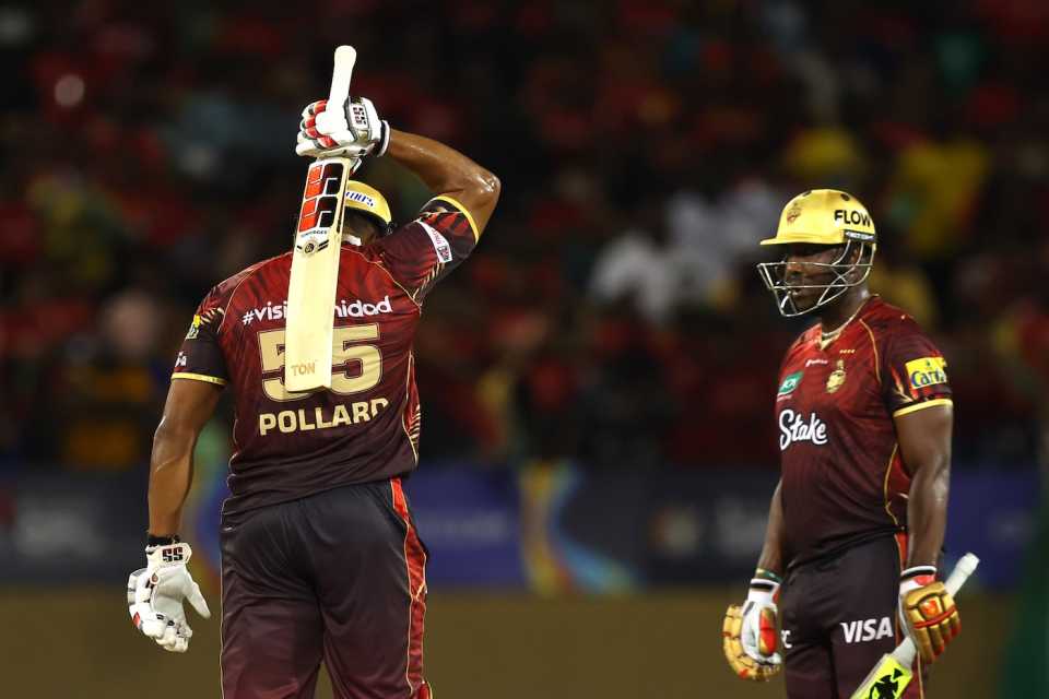 Kieron Pollard smashed the fastest half-century of CPL 2025, Guyana Amazon Warriors vs Trinbago Knight Riders, CPL 2025, Providence, September 6, 2025