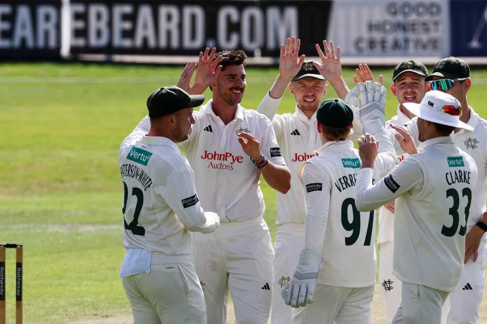 Josh Tongue was in the wickets against his old club, Worcestershire vs Nottinghamshire, County Championship, New Road, September 8, 2025