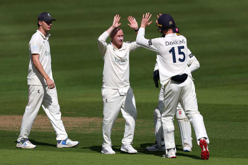 Matt Parkinson was in the wickets against his old county, Kent vs Lancashire, County Championship, Division Two, Canterbury, September 9, 2025