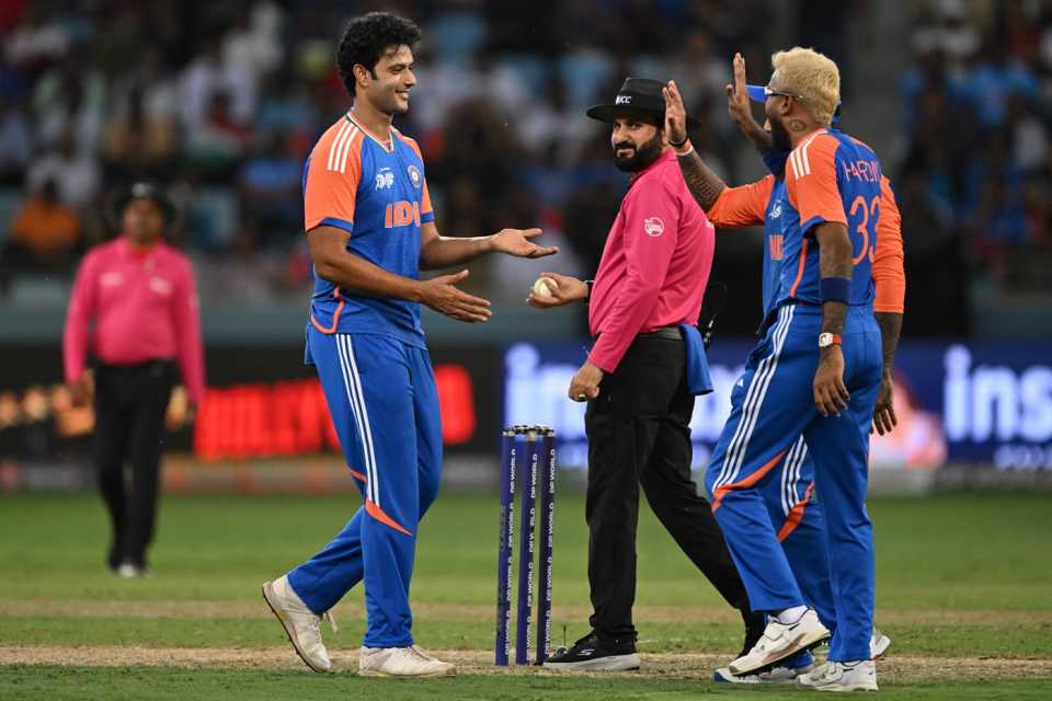 Shivam Dube bagged a career-best 3 for 4, UAE vs India, Men's T20 Asia Cup, Dubai, September 10, 2025