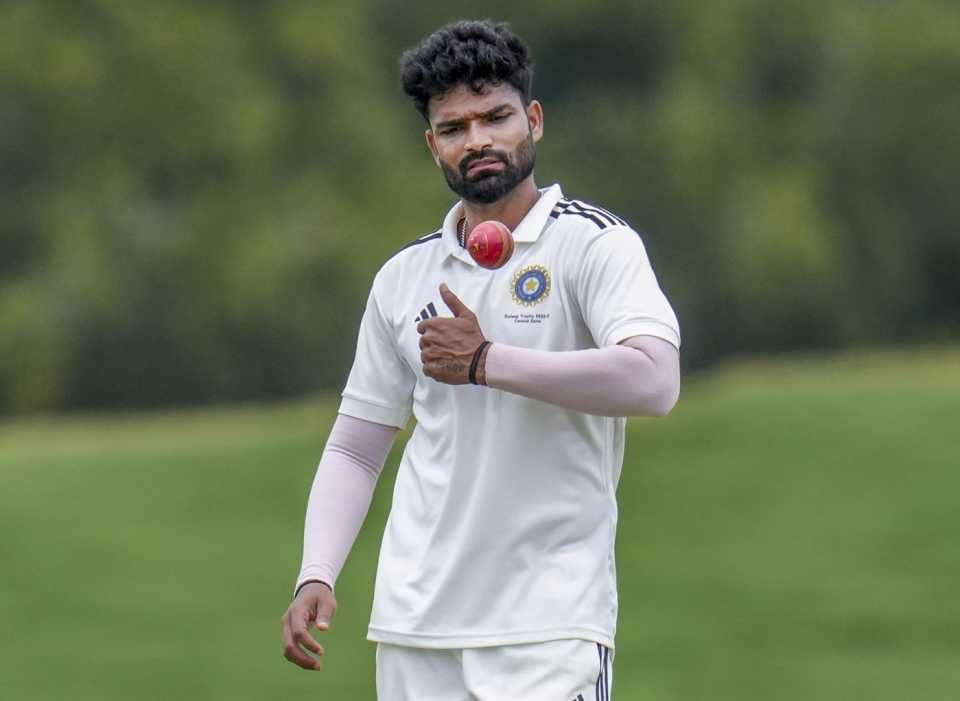 Kumar Kartikeya picked up four wickets, Central Zone vs South Zone, Duleep Trophy, final, Bengaluru, September 11, 2025