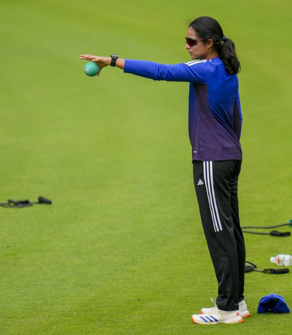 Pratika Rawal tunes up for the home ODI series against Australia, India vs Australia, New Chandigarh, September 13, 2025