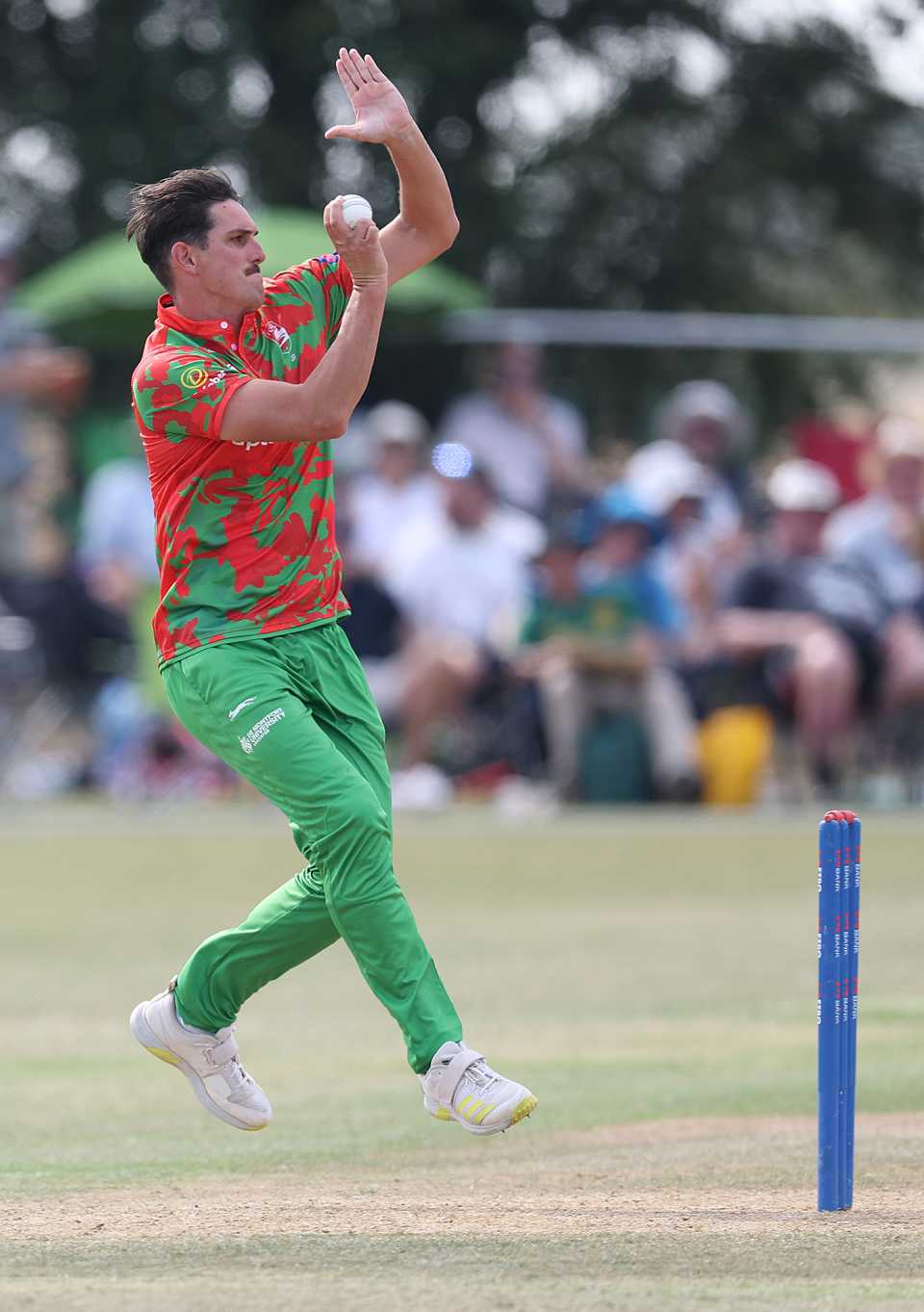 Chris Wright in One-Day Cup action, Leicestershire vs Nottinghamshire, Kibworth, Metro Bank One Day Cup, August 13, 2025