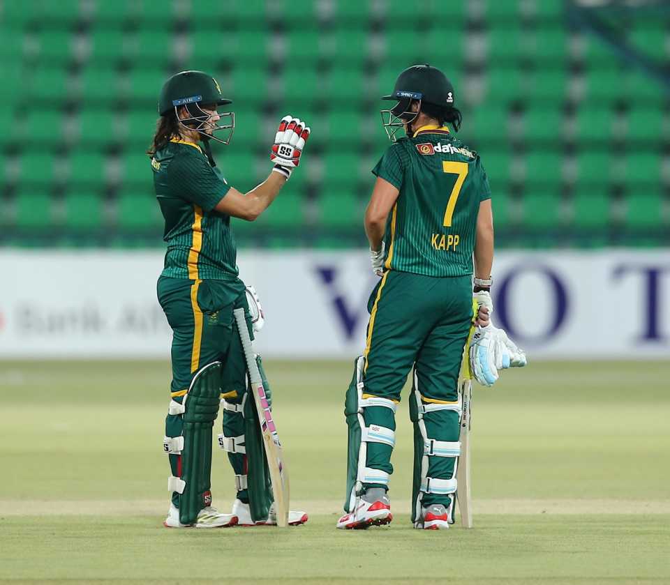 Marizanne Kapp and Tazmin Brits steadied South Africa's chase, Pakistan women vs South Africa women, 1st ODI, Lahore, September 16, 2025