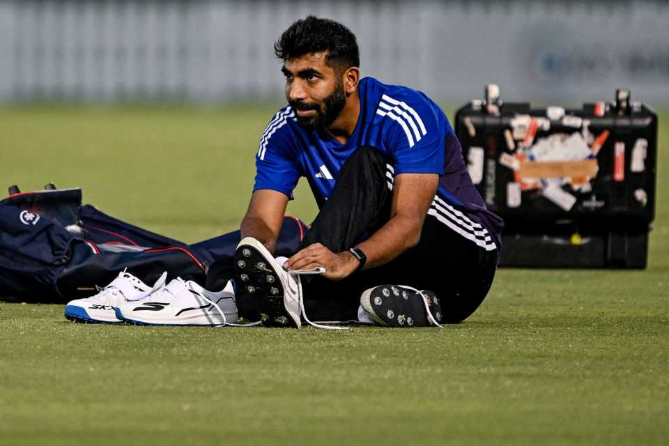 Jasprit Bumrah at a training session, Dubai, September 16, 2025
