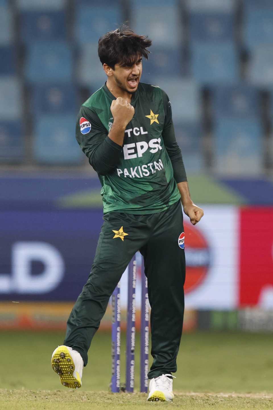 Saim Ayub continued to impress with the ball, UAE vs Pakistan, Men's T20 Asia Cup, Dubai, September 17, 2025