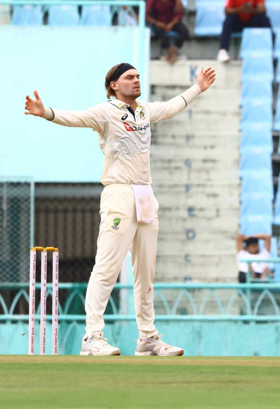Corey Rocchiccioli dismissed Shreyas Iyer cheaply, India A vs Australia A, 1st unofficial Test, Lucknow, 3rd day, September 18, 2025