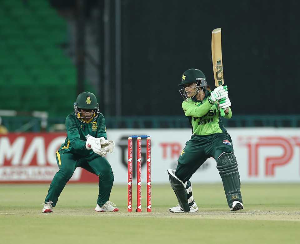 Sidra Amin recorded scores of 121*, 122 and 50* in the series, Pakistan vs South Africa, 3rd women's ODI, Lahore, September 22, 2025