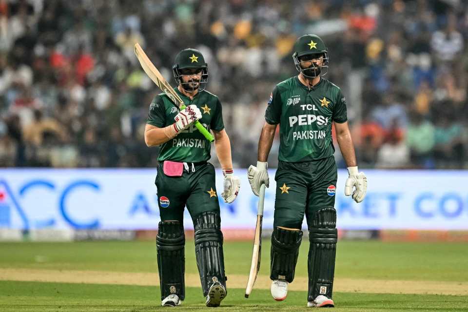 Sahibzada Farhan and Fakhar Zaman put on a brisk opening stand, Sri Lanka vs Pakistan, Men's T20 Asia Cup, Super Fours, Abu Dhabi, September 23, 2025