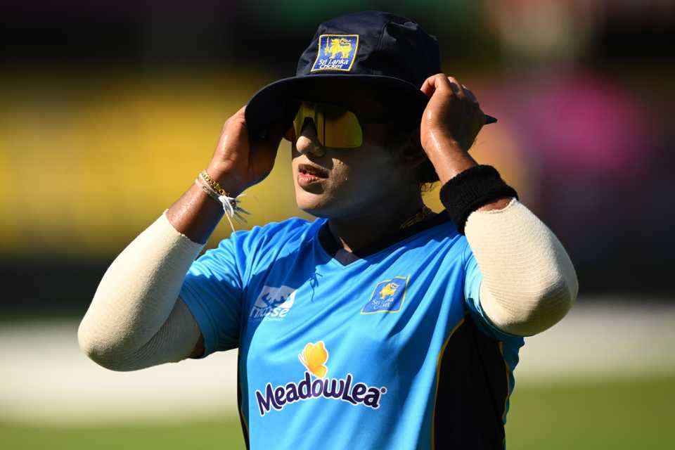 Chamari Athapaththu looks on, India vs Sri Lanka, Women's ODI World Cup, Guwahati, September 29, 2025