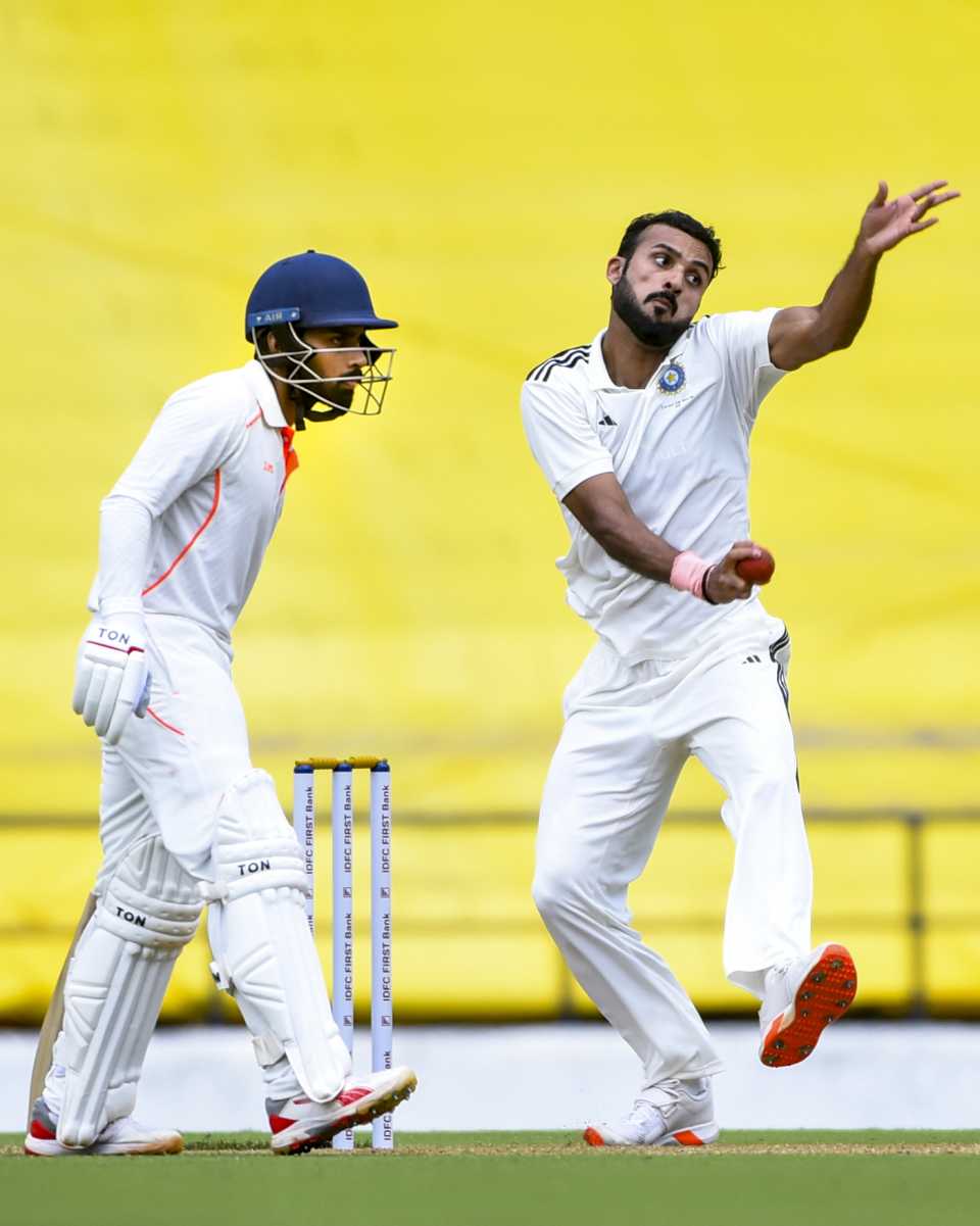 Akash Deep took two wickets on the opening day, Vidarbha vs Rest of India, day 1, Nagpur, Irani Cup, October 1, 2025
