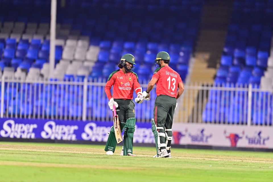 Jaker Ali and Shamim Hossain's stand lifted Bangladesh, Afghanistan vs Bangladesh, 2nd T20I, Sharjah, October 3. 2025
