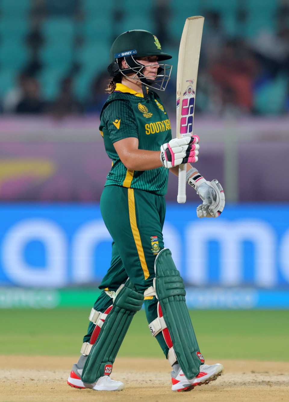 Nadine de Klerk celebrates her half-century, India vs South Africa, Women's ODI World Cup, Visakhapatnam, October 9, 2025