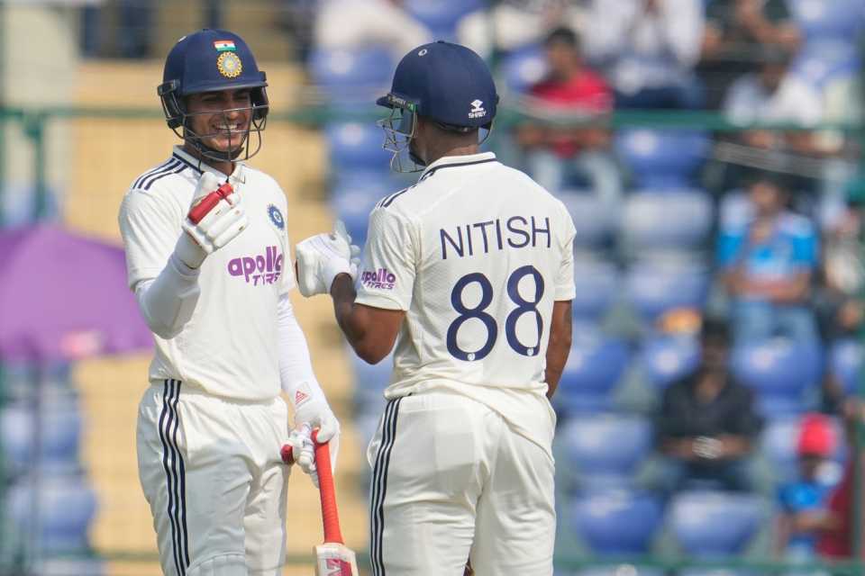 Shubman Gill and Nitish Kumar Reddy added 91 in quick time, India vs West Indies, 2nd Test, Delhi, 2nd day, October 11, 2025