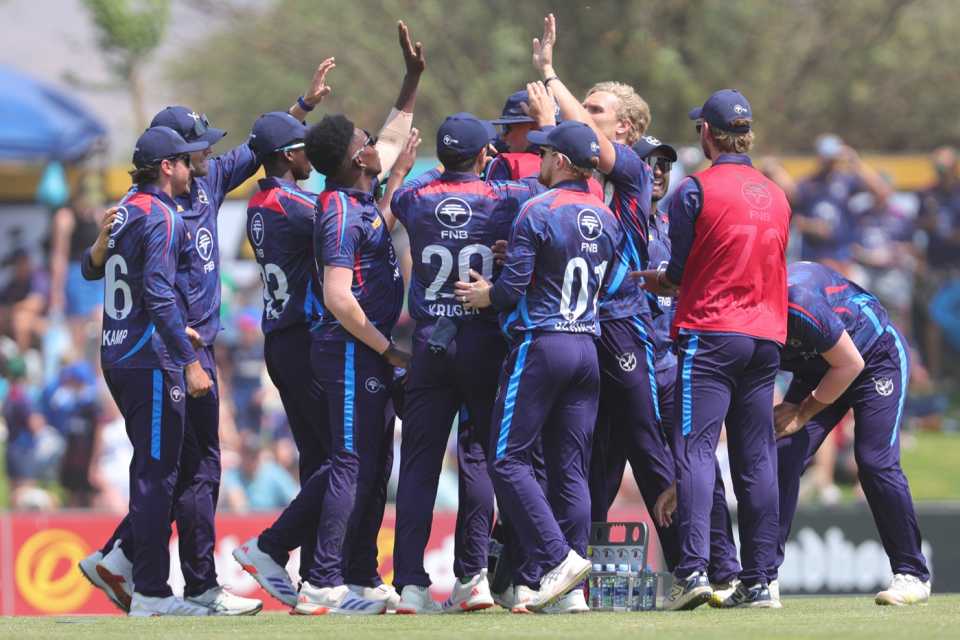 Ruben Trumpelmann struck in his first over, Namibia vs South Africa, Only T20I, Windhoek, October 11, 2025