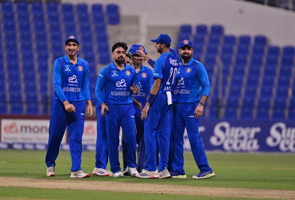 Rashid Khan triggered a middle-order collapse, Afghanistan vs Bangladesh, 2nd ODI, Abu Dhabi, October 11, 2025