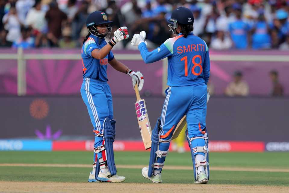 Smriti Mandhana and Pratika Rawal 155 runs for the opening wicket, India vs Australia, Women's ODI World Cup, Visakhapatnam, October 12, 2025