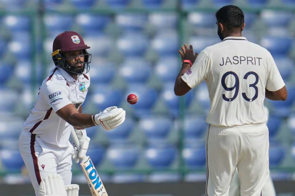 John Campbell and Jasprit Bumrah duked it out in the opening session, 2nd Test, Delhi, 4th Day, October 13, 2025