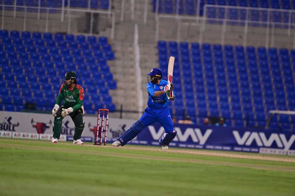 Mohammad Nabi cracked 62* off just 37 balls, Afghanistan vs Bangladesh, 3rd ODI, Abu Dhabi, October 14, 2025