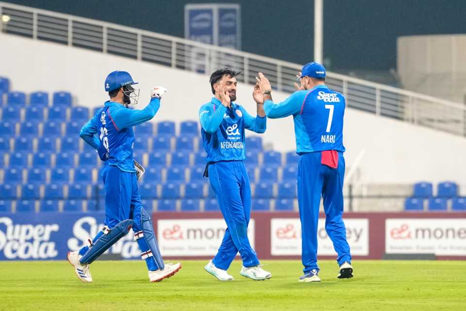 Rashid Khan finished with 3 for 12, Afghanistan vs Bangladesh, 3rd ODI, Abu Dhabi, October 14, 2025