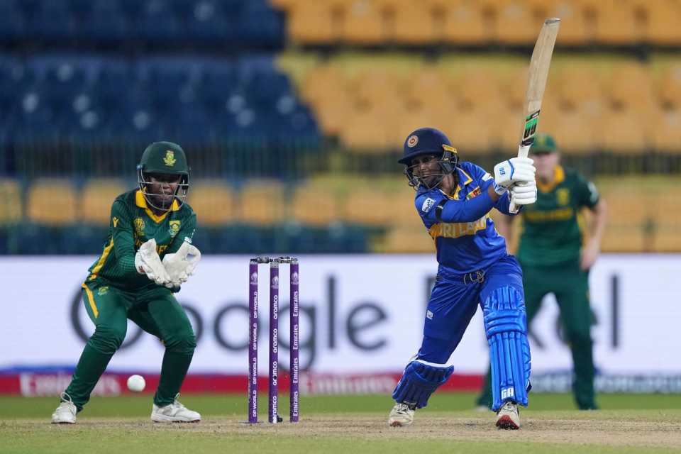 Nilakshika Silva played another quick cameo, Sri Lanka vs South Africa, Women's ODI World Cup, Colombo, October 17, 2025