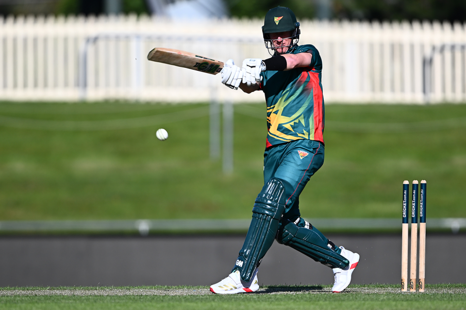 Jordan Silk controlled Tasmania's chase, Tasmania vs Western Australia, One-Day Cup, Hobart, October 20, 2025