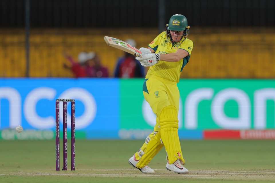 Beth Mooney steadied Australia after two early wickets, Australia vs South Africa, Women's World Cup 2025, Indore, October 25, 2025