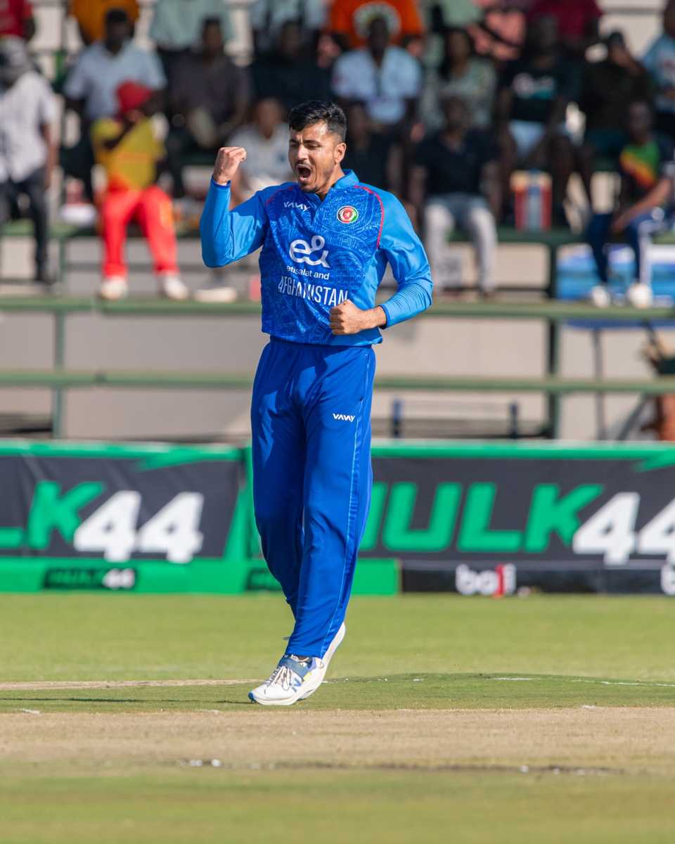 Mujeeb Ur Rahman bowled a deadly spell, Zimbabwe vs Afghanistan, 1st T20I, Harare, October 29, 2025