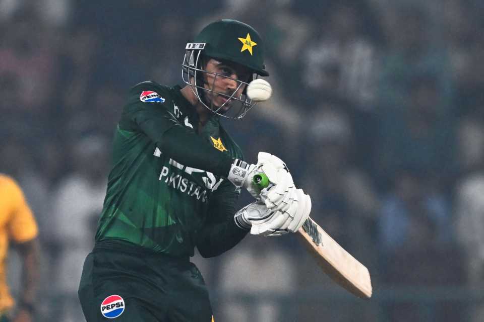 Saim Ayub rushed to a 29-ball half-century, Pakistan vs South Africa, 2nd T20I, Lahore, October 31, 2025