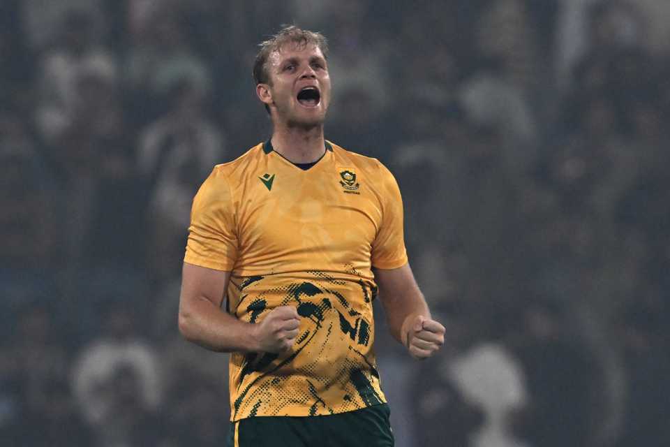 Corbin Bosch struck in his first over, Pakistan vs South Africa, 3rd T20I, Lahore, November 1, 2025