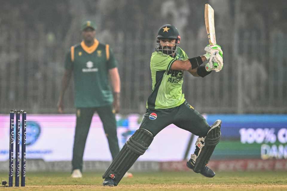 Mohammad Rizwan steadied Pakistan in the chase, Pakistan vs South Africa, 1st ODI, Faisalabad, November 4, 2025