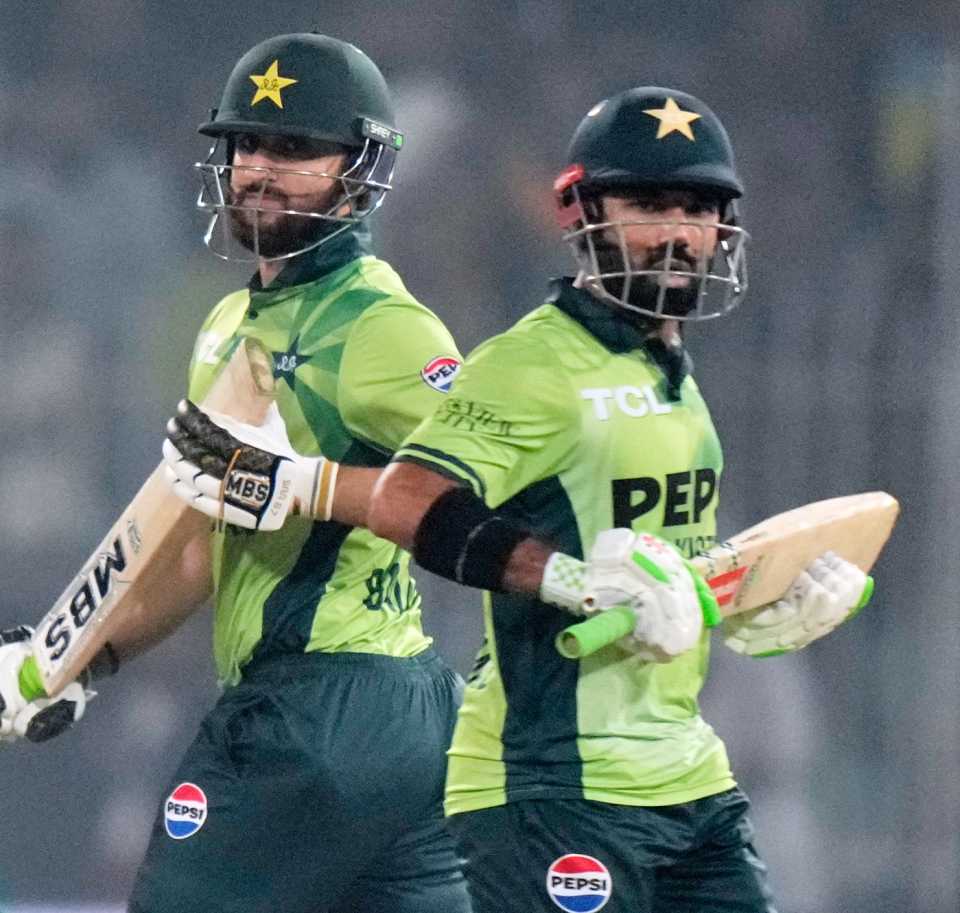 Salman Agha and Mohammad Rizwan added 91 together, Pakistan vs South Africa, 1st ODI, Faisalabad, November 4, 2025