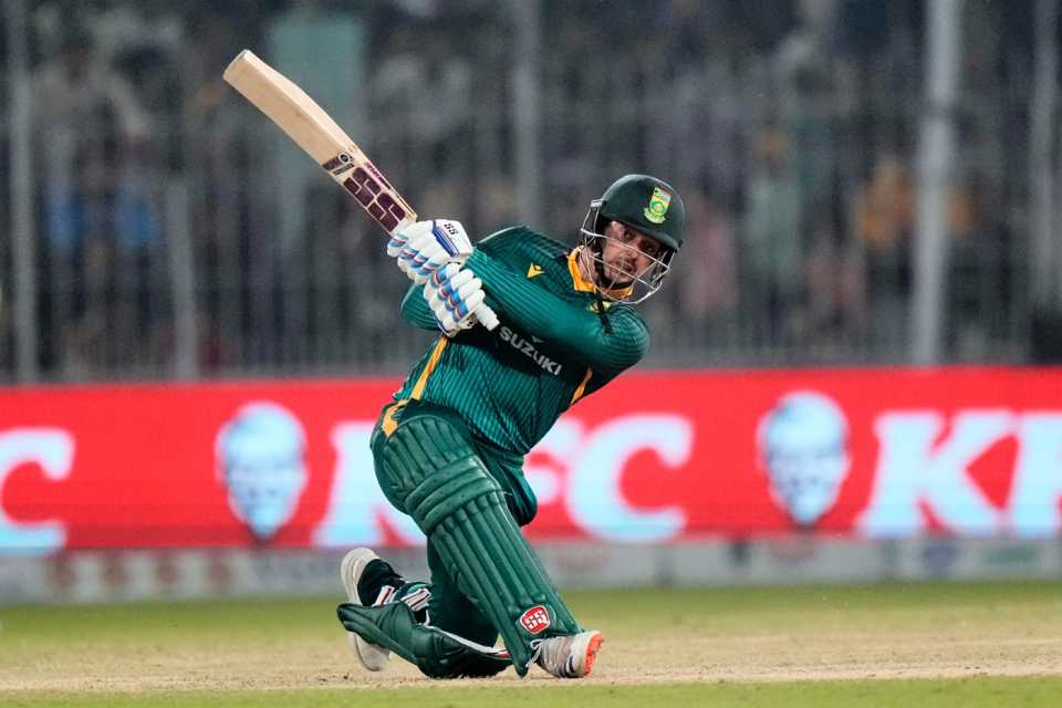 Quinton de Kock kept South Africa well ahead, Pakistan vs South Africa, 2nd ODI, Faisalabad, November 6, 2025

