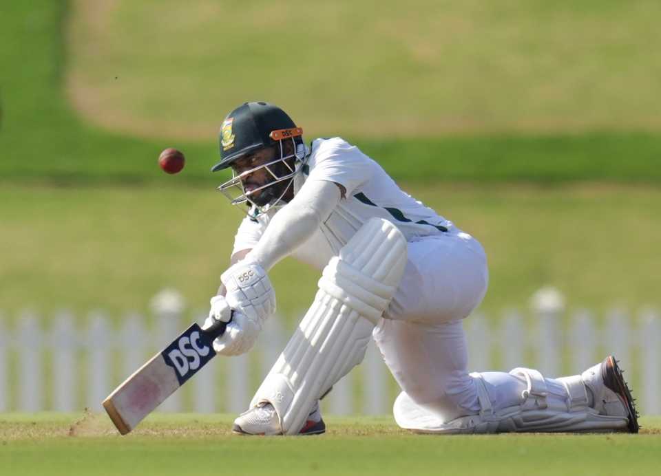 Temba Bavuma made a crucial fifty, India A vs South Africa A, 2nd unofficial Test, 4th day, Bengaluru, November 9, 2025