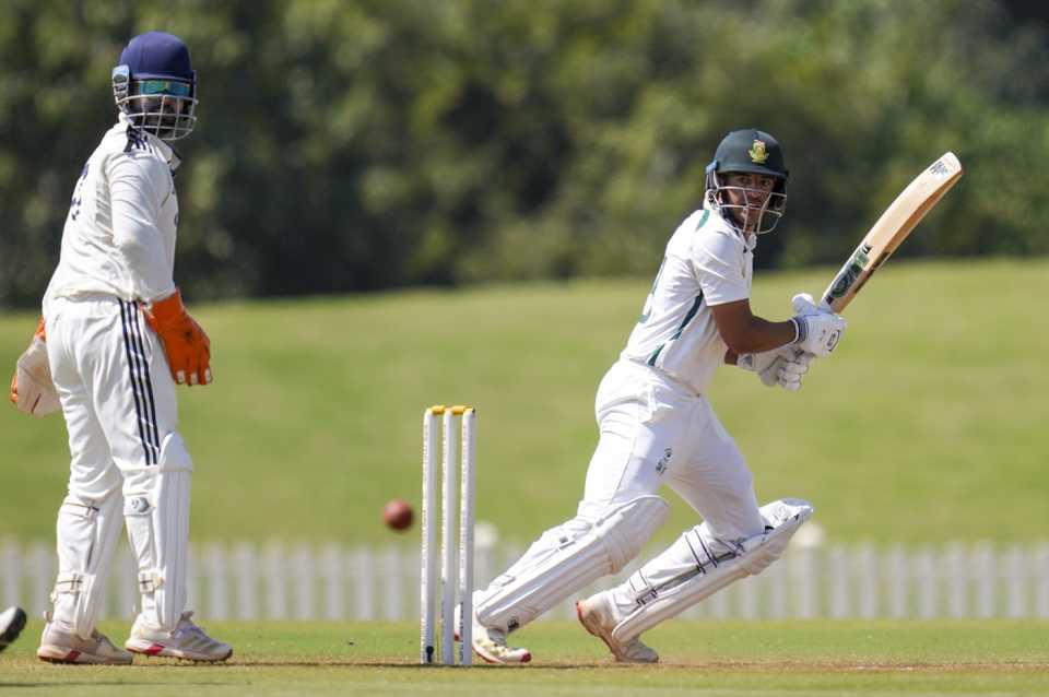 Zubayr Hamza starred with 77, India A vs South Africa A, 2nd unofficial Test, 4th day, Bengaluru, November 9, 2025
