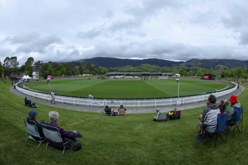 Clouds at Nelson hung low even before the game started, New Zealand vs West Indies, 4th T20I, Nelson, November 10, 2025