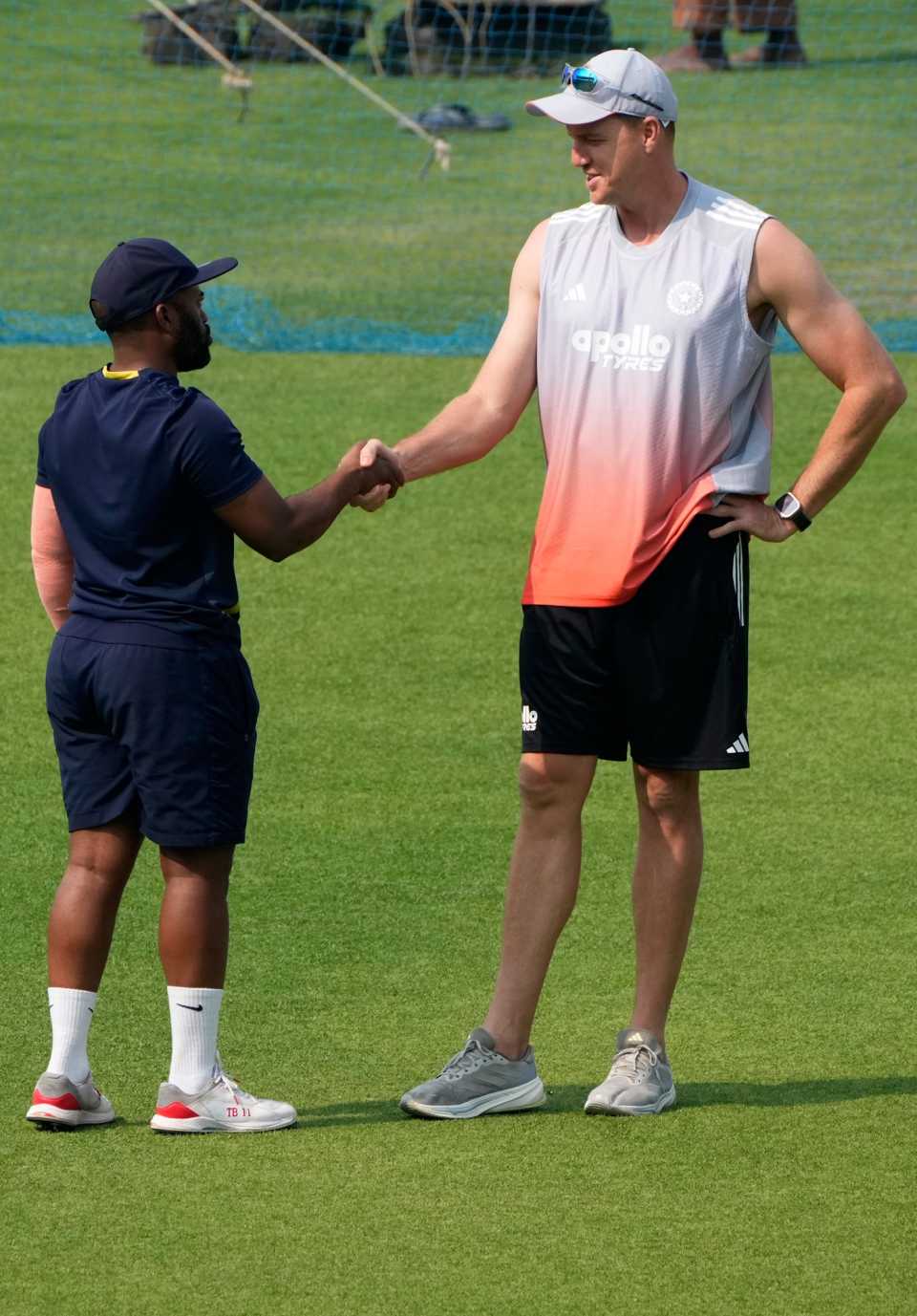 The long and the short of it: Morne Morkel catches up with Temba Bavuma, Kolkata, November 12, 2025
