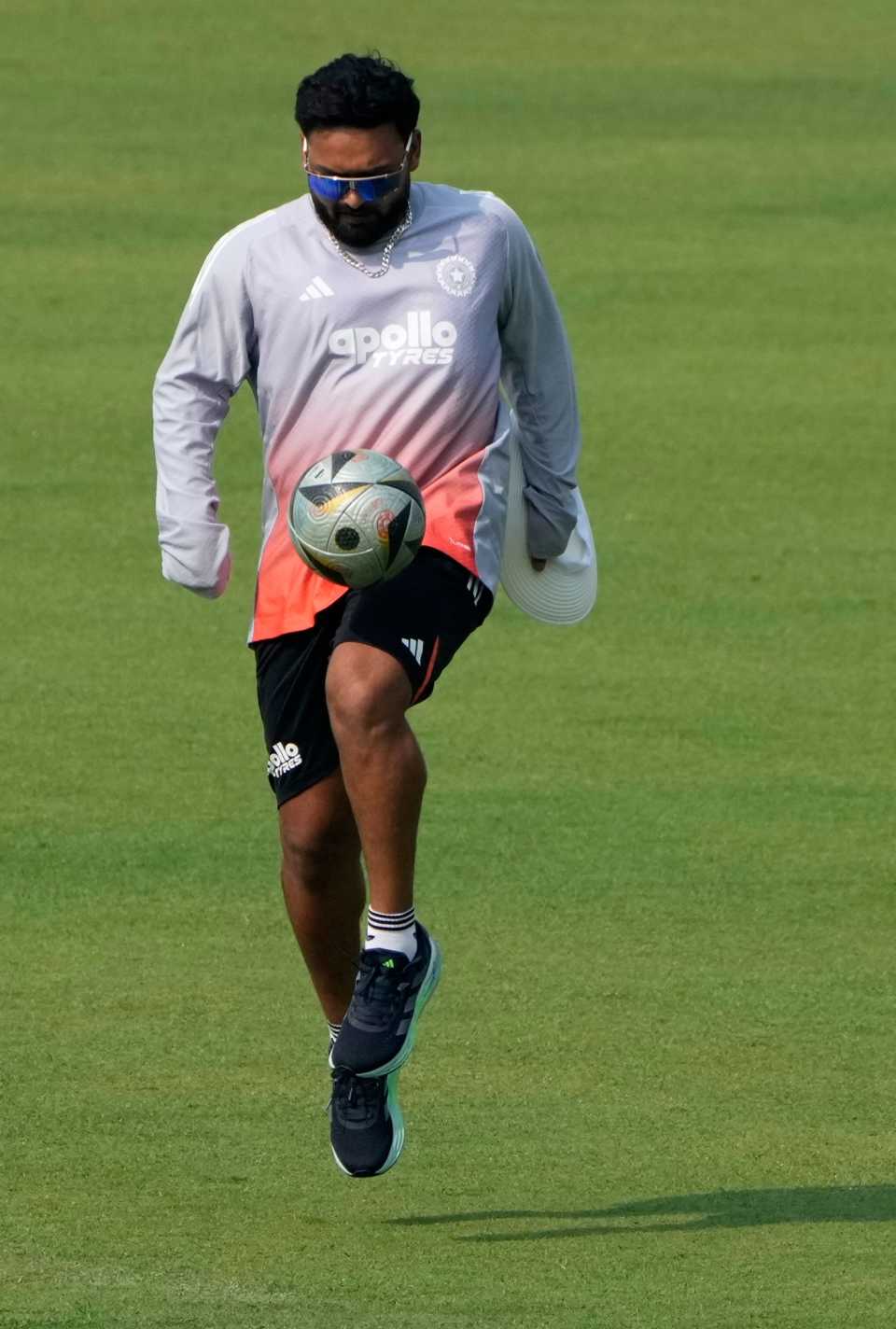 Rishabh Pant has a kickabout, Kolkata, November 12, 2025