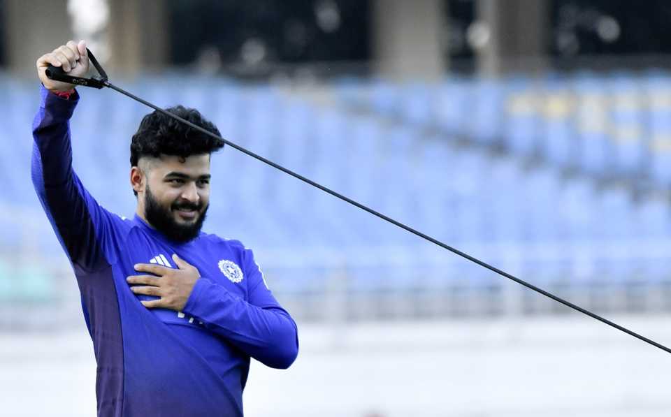 Riyan Parag prepares for the one-day series against South Africa A, Rajkot, November 12, 2025