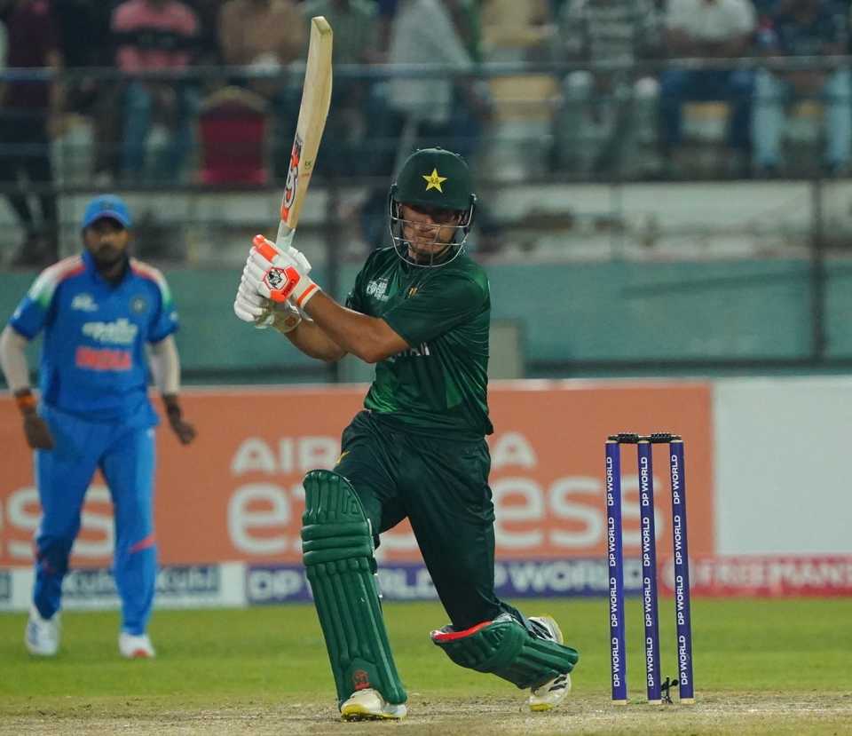 Maaz Sadaqat played a freewheeling knock, India A vs Pakistan A, Rising Stars T20 Asia Cup, Doha, November 16, 2025