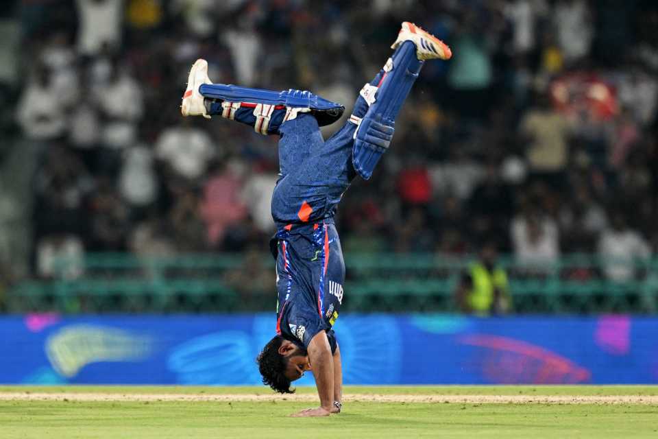 Rishabh Pant merges century celebrations with acrobatics, Lucknow Super Giants vs Royal Challengers Bengaluru, IPL 2025, Lucknow, May 27, 2025