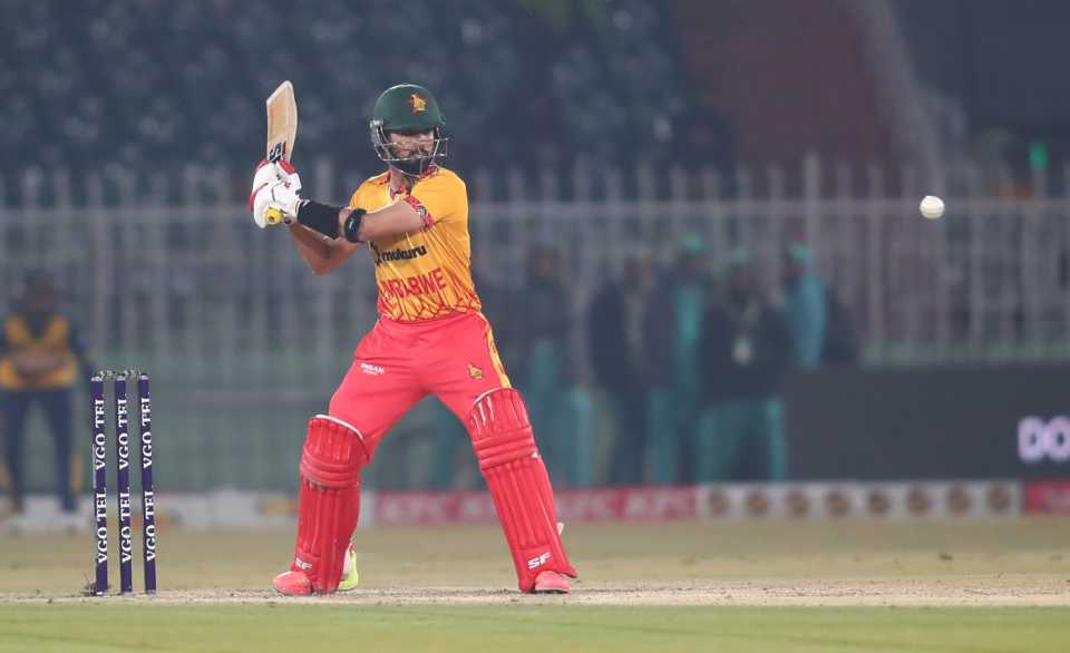 Sikandar Raza struck two sixes in his innings, Zimbabwe vs Sri Lanka, 2nd match, T20 tri-series, Rawalpindi, November 20, 2025
