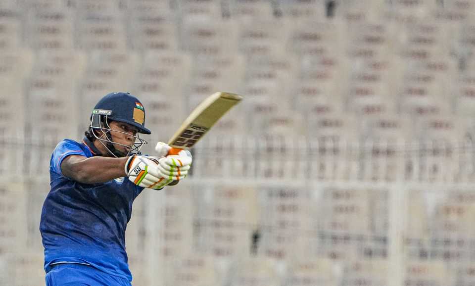 Vaibhav Suryavanshi in action for Bihar, Bihar vs Chandigarh, Syed Mushtaq Ali Trophy 2025-26, Kolkata, November 26, 2025