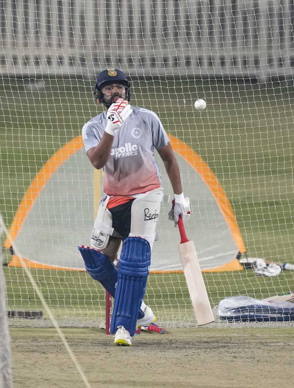 Rohit Sharma bats during a nets session, India vs South Africa, Ranchi, November 28, 2025
