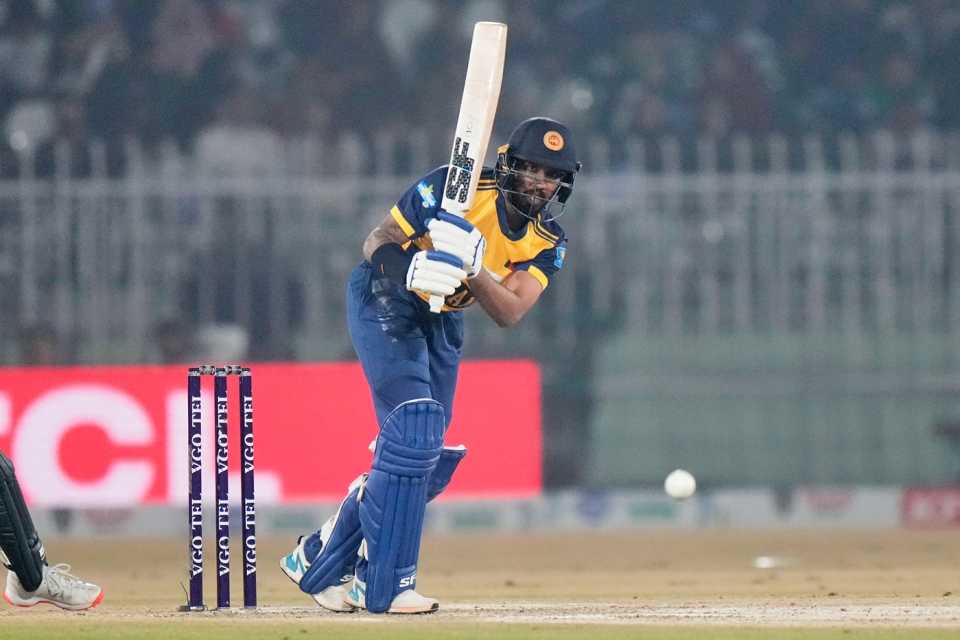 Kamil Mishara struck a quick half-century to keep Sri Lanka going, Pakistan vs Sri Lanka, T20I tri-series, final, Rawalpindi, November 29, 2025